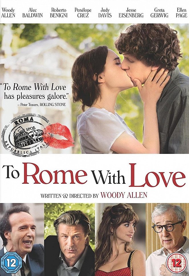 To Rome with Love - Posters