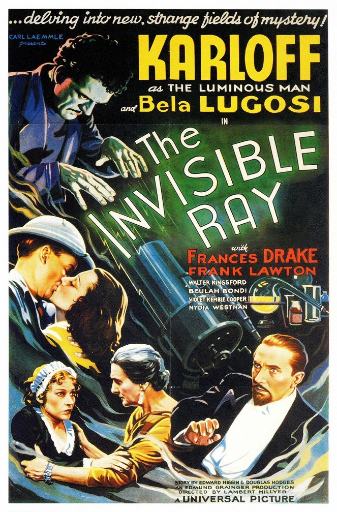 The Invisible Ray - Plakate
