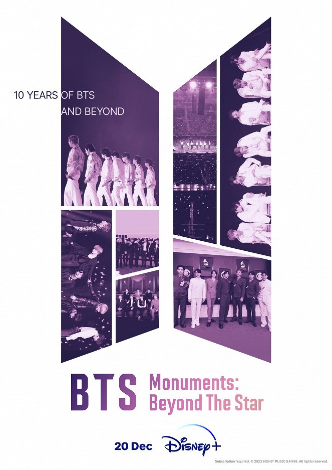 BTS Monuments: Beyond the Star - Julisteet