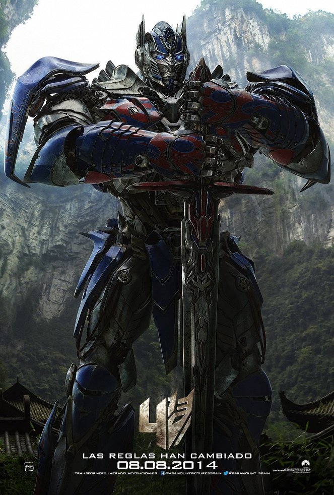 Transformers: La era de la extinción - Carteles