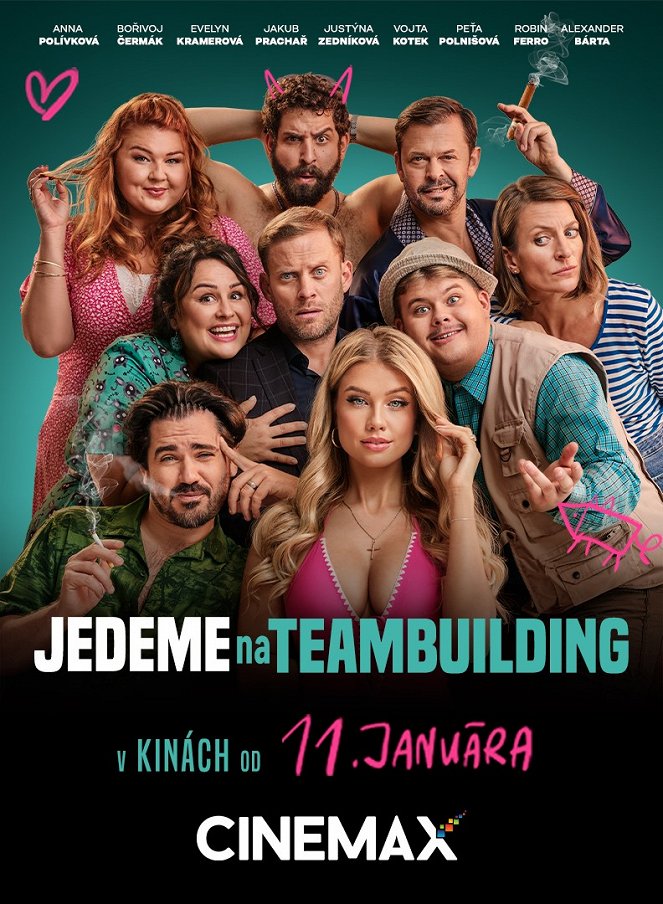 Jedeme na teambuilding - Affiches