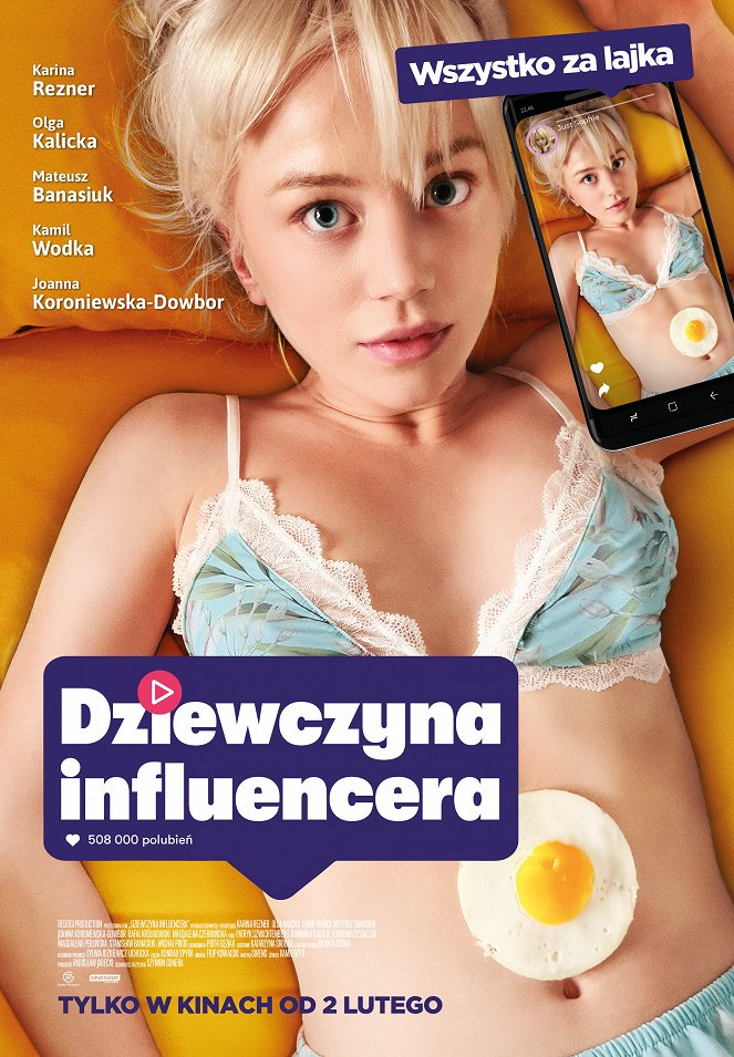 Dziewczyna influencera - Plakátok