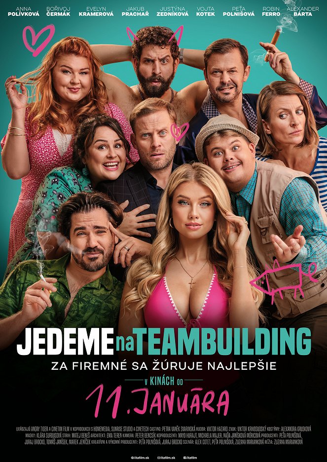 Jedeme na teambuilding - Carteles