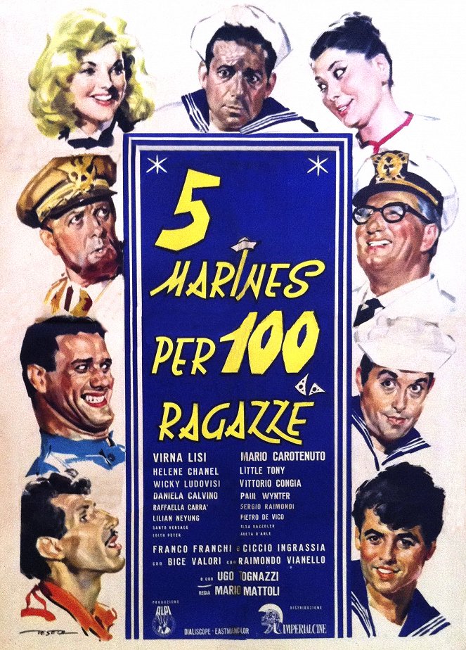 5 marines per 100 ragazze - Posters