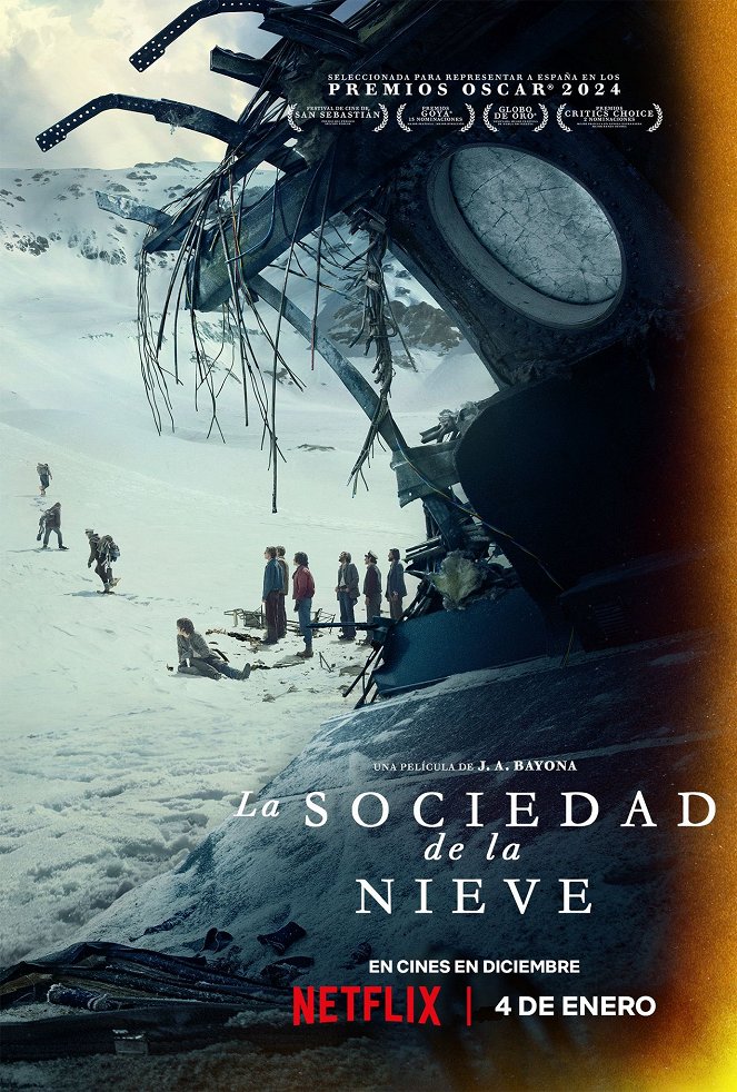 A hó társadalma - Plakátok
