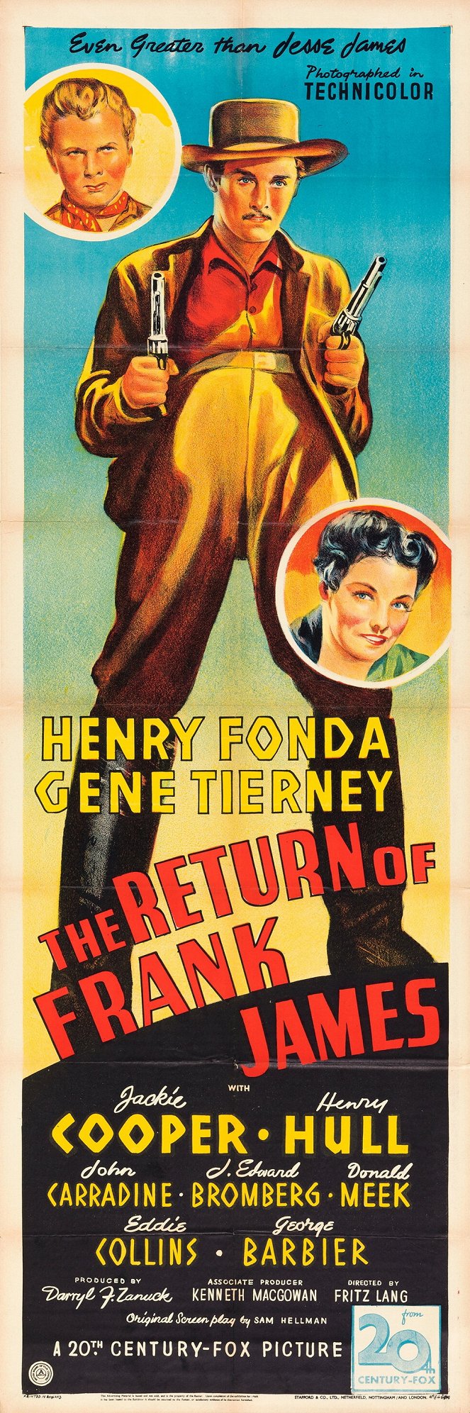 The Return of Frank James - Posters