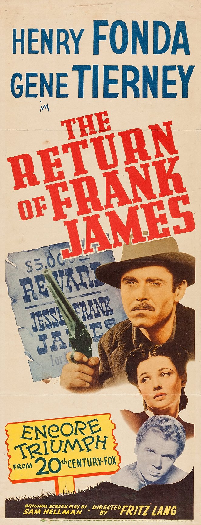 The Return of Frank James - Carteles