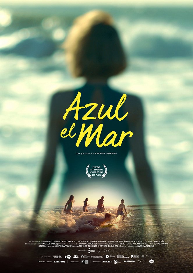 Azul el mar - Affiches