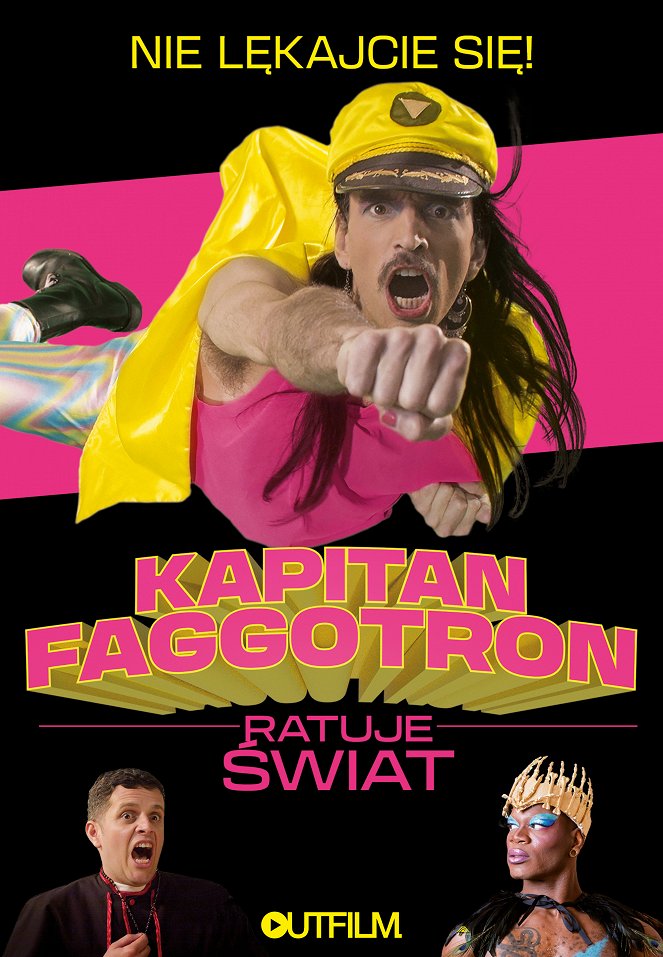Kapitan Faggotron ratuje świat - Plakaty