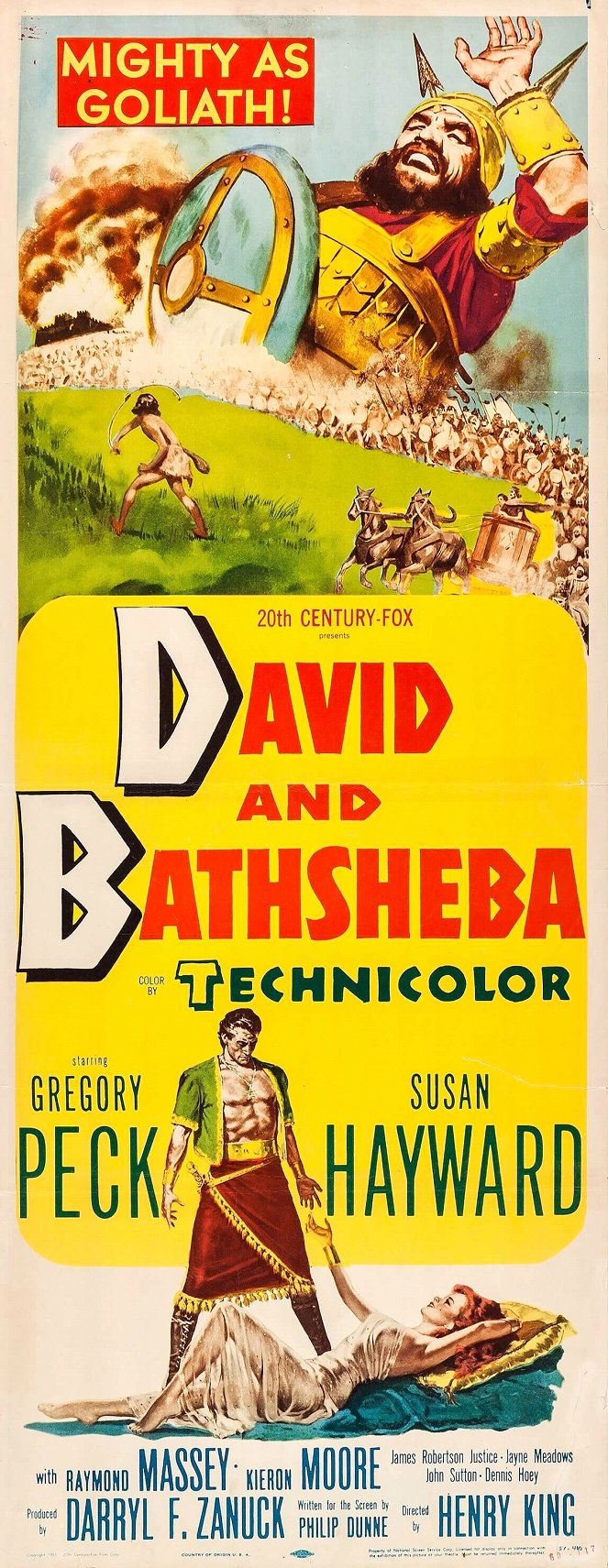 David and Bathsheba - Plakátok