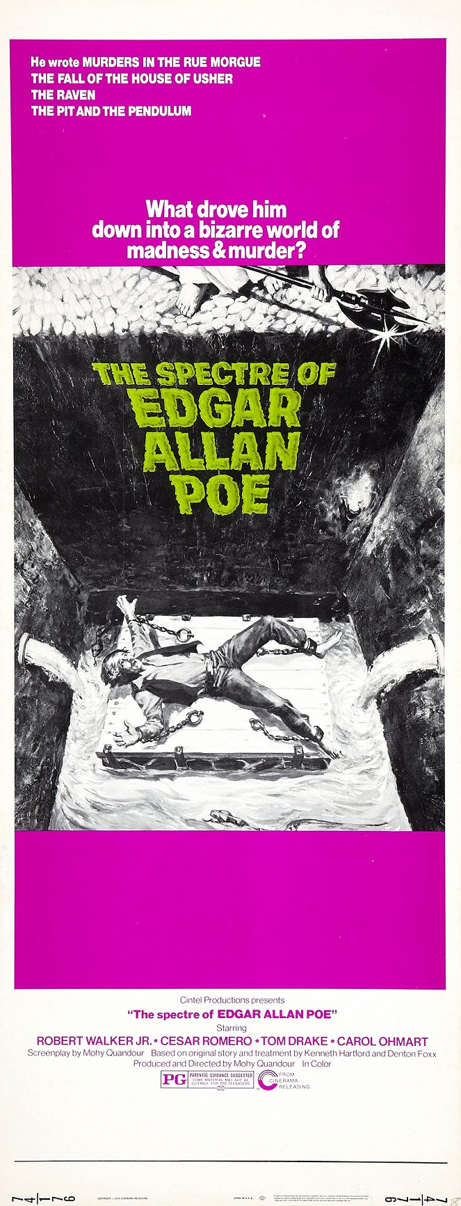 Le Spectre d'Edgar Allan Poe - Affiches