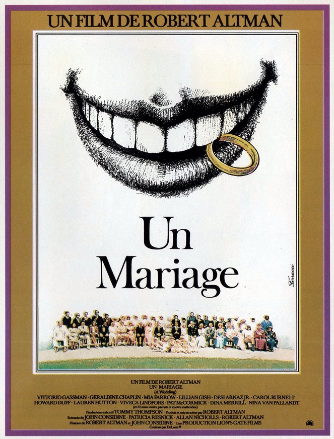 Un mariage - Affiches