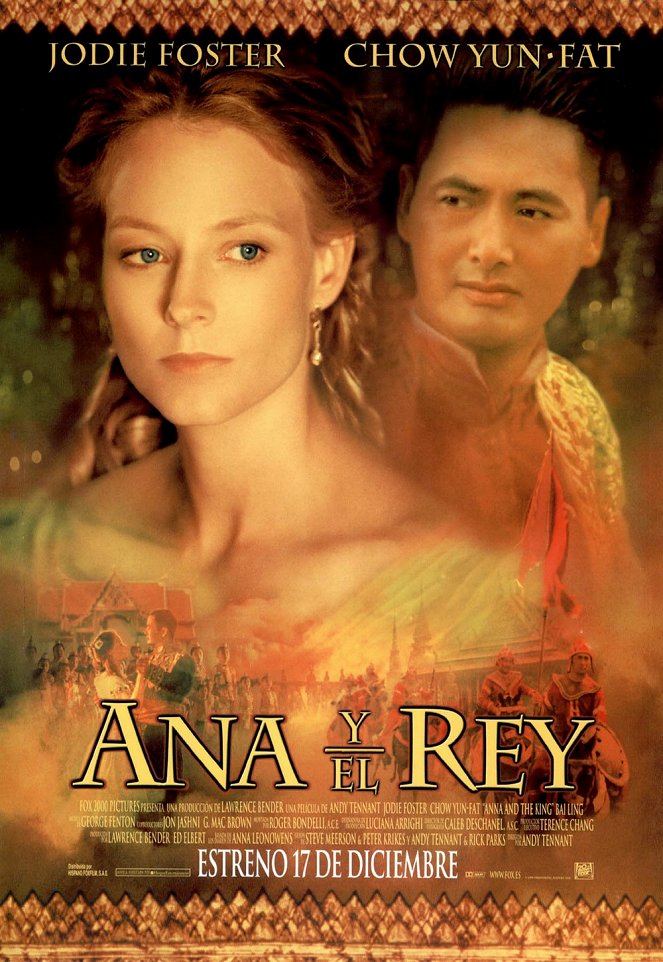 Ana y el rey - Carteles