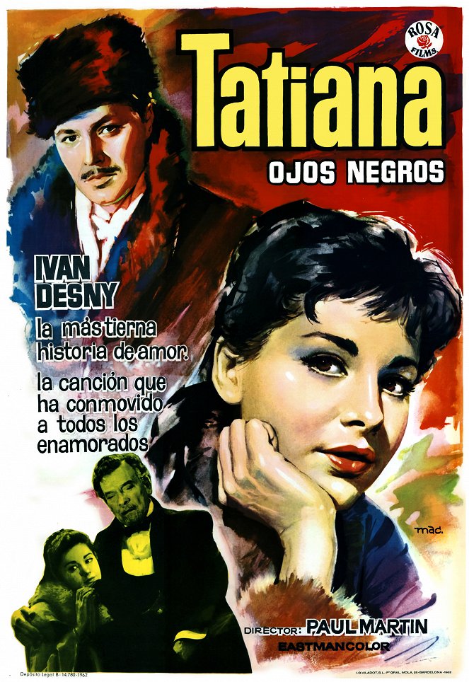 Tatiana ojos negros - Carteles