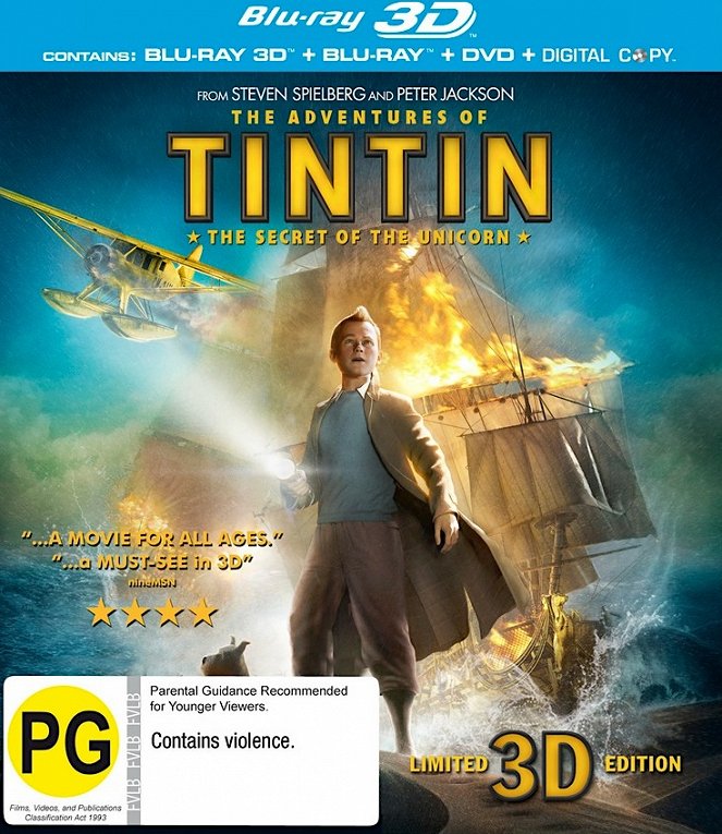 Las aventuras de Tintín: El secreto del Unicornio - Carteles