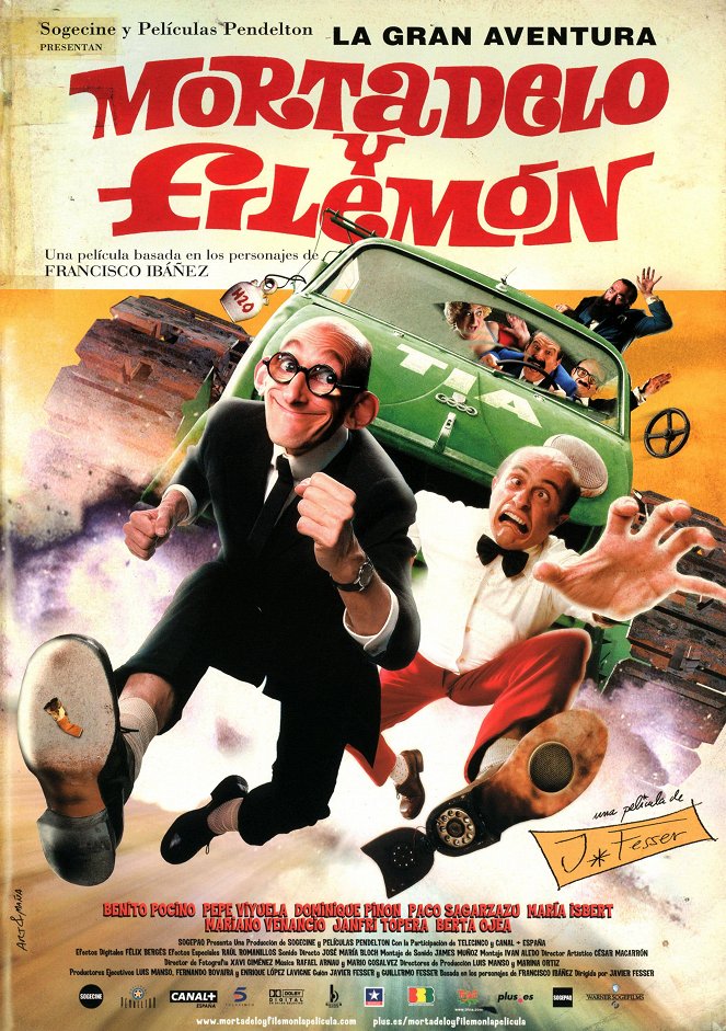 La gran aventura de Mortadelo y Filemón - Posters