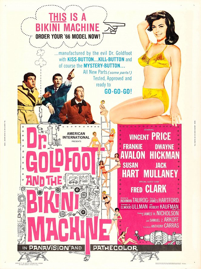 Dr. Goldfoot and the Bikini Machine - Plakate