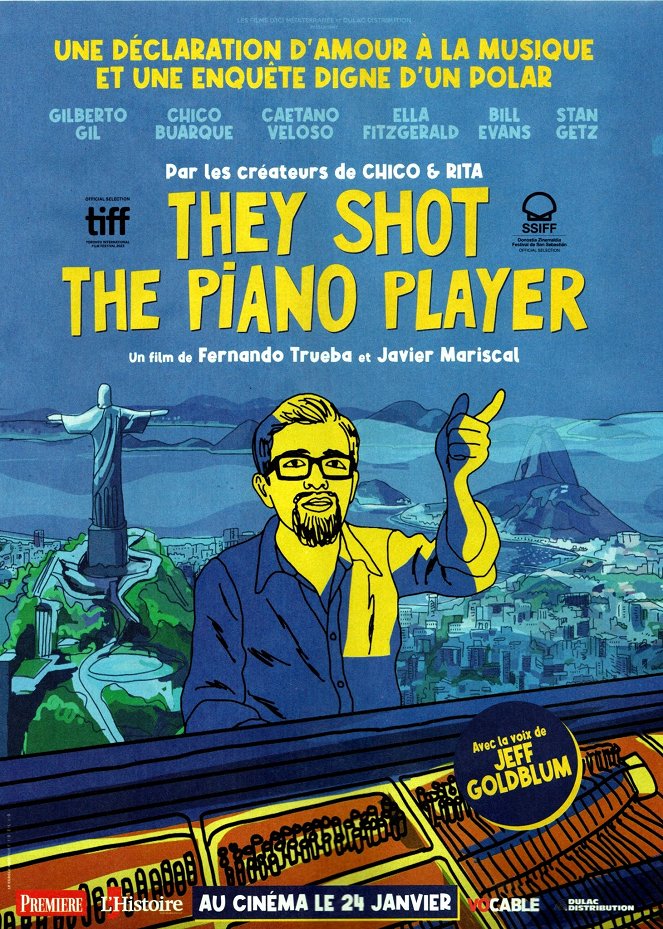 Dispararon al pianista - Plakaty