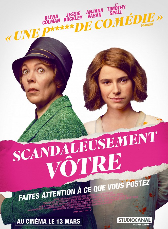 Scandaleusement vôtre - Affiches