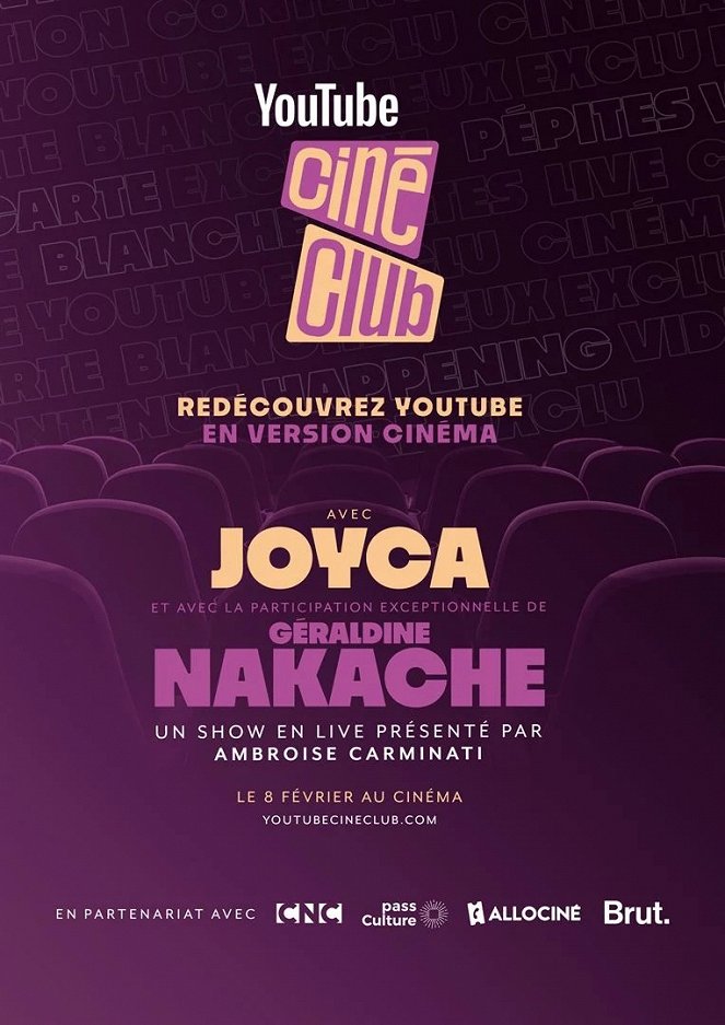 Youtube Ciné-Club : Géraldine Nakache & Joyca - Affiches