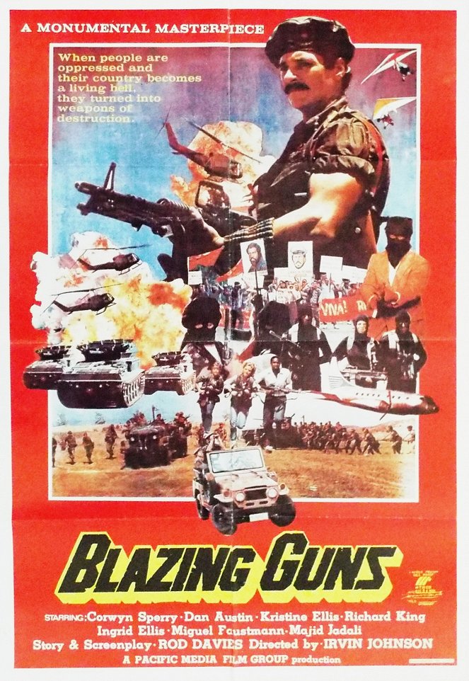 Blazing Guns - Plakate