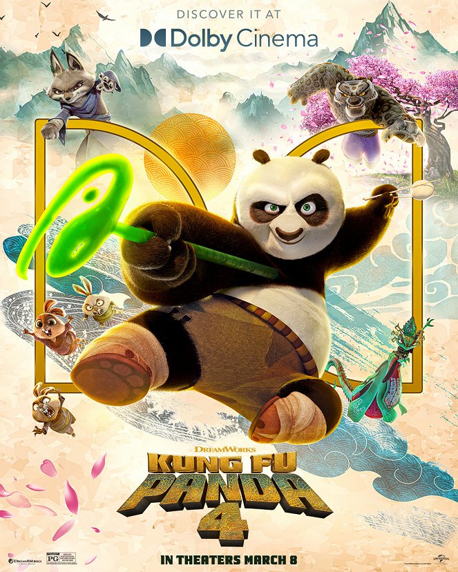Kung Fu Panda 4 - Plakate