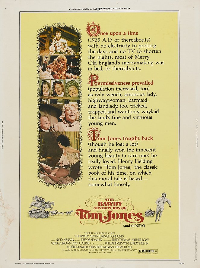 The Bawdy Adventures of Tom Jones - Posters