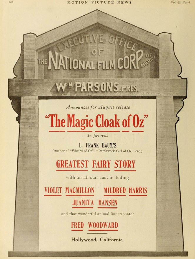 The Magic Cloak of Oz - Affiches