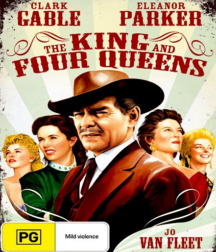 The King and Four Queens - Posters