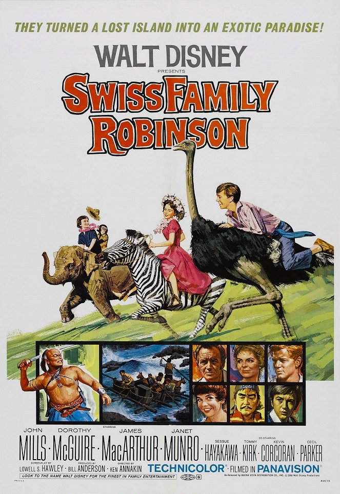 Szwajcarska rodzina Robinsonów - Plakaty