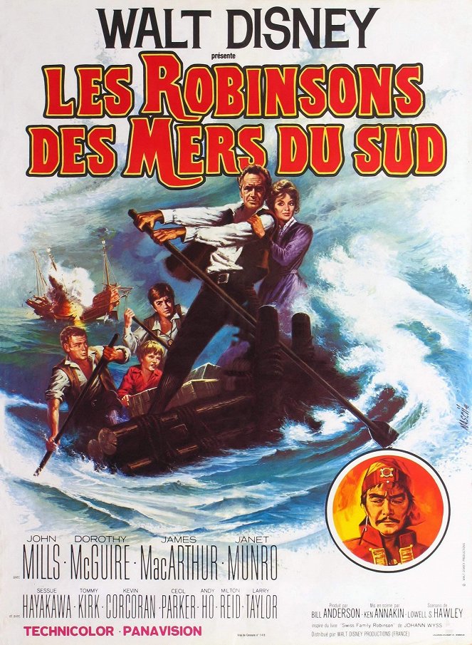 Les Robinsons des mers du Sud - Affiches