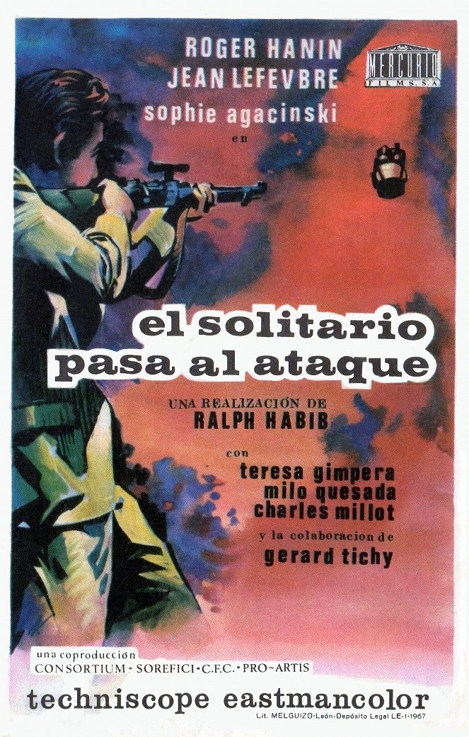 El solitario pasa al ataque - Carteles