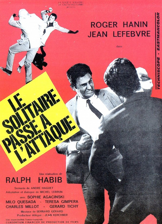 Le Solitaire passe à l'attaque - Affiches