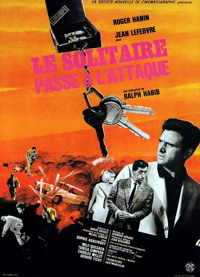 Le Solitaire passe à l'attaque - Affiches