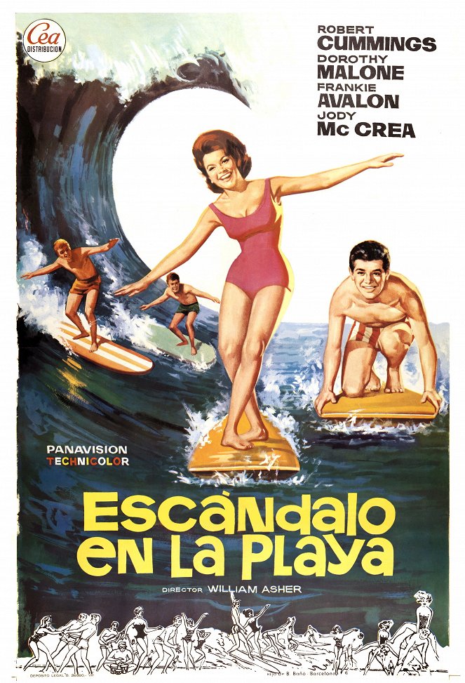 Escándalo en la playa - Carteles