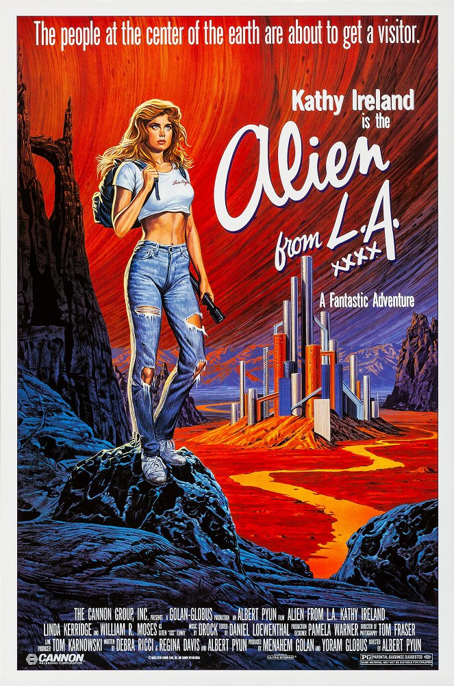 Alien from L.A. - Affiches