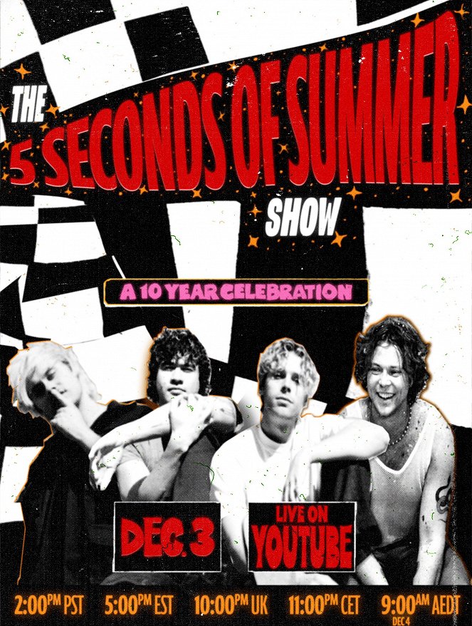 The 5 Seconds of Summer Show - A 10 Year Celebration - Plagáty
