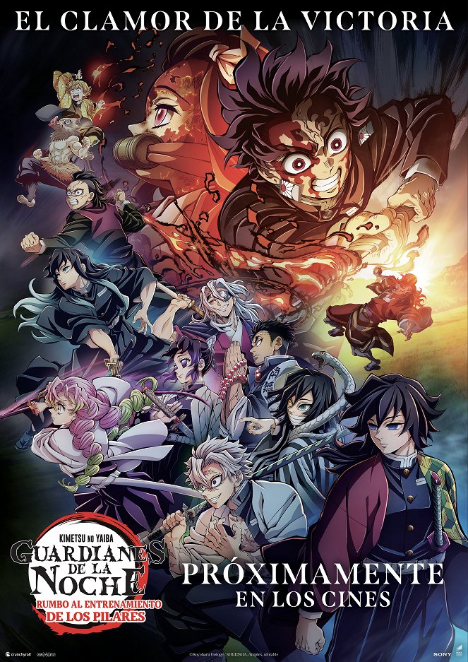 Guardianes de la noche: Kimetsu no Yaiba – Rumbo al entrenamiento de los pilares - Carteles