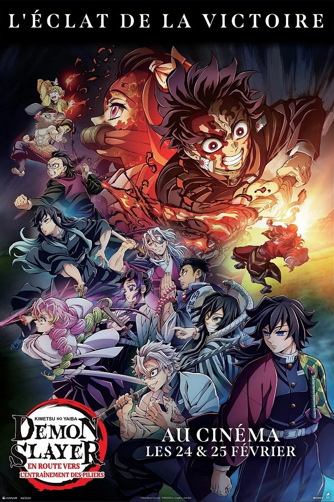 Demon Slayer : Kimetsu No Yaiba - En route vers l'entraînement des piliers - Affiches