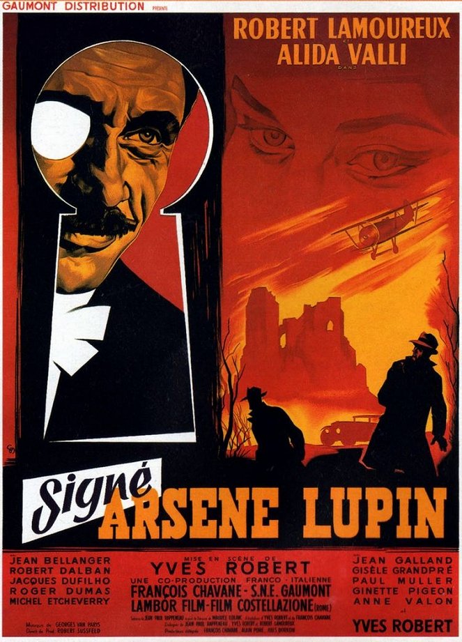 Signé Arsène Lupin - Cartazes