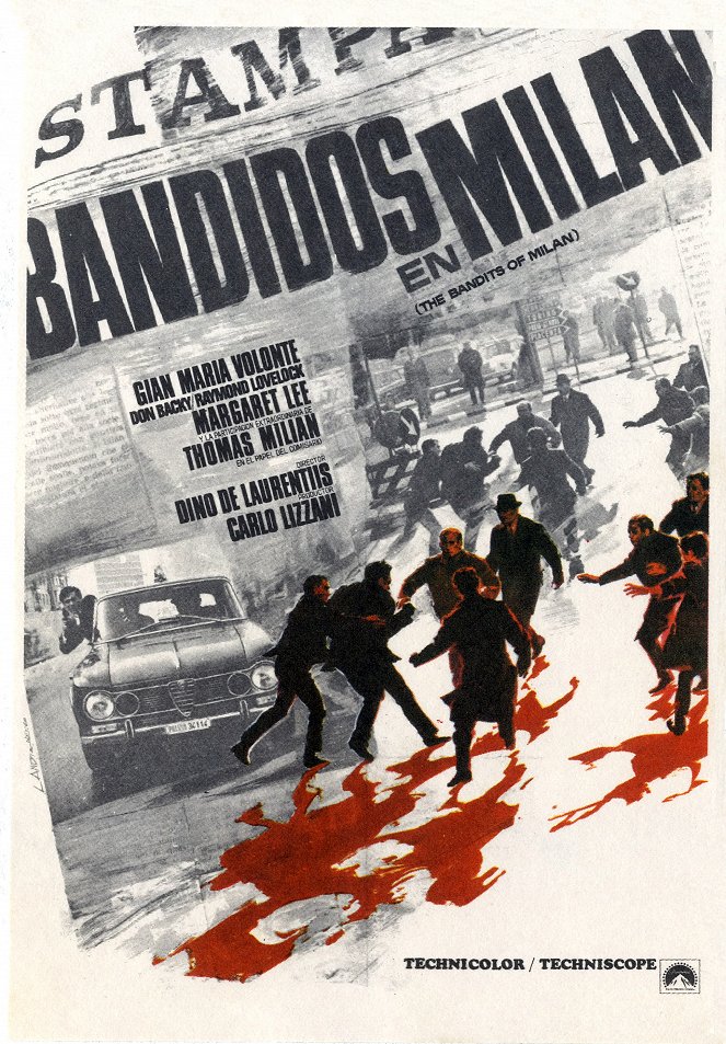 Bandidos en Milán - Carteles