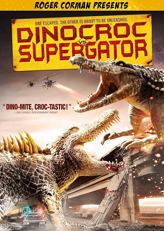 Dinocroc vs. Supergator - Carteles