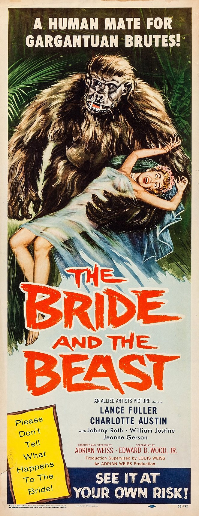 The Bride and the Beast - Plakate