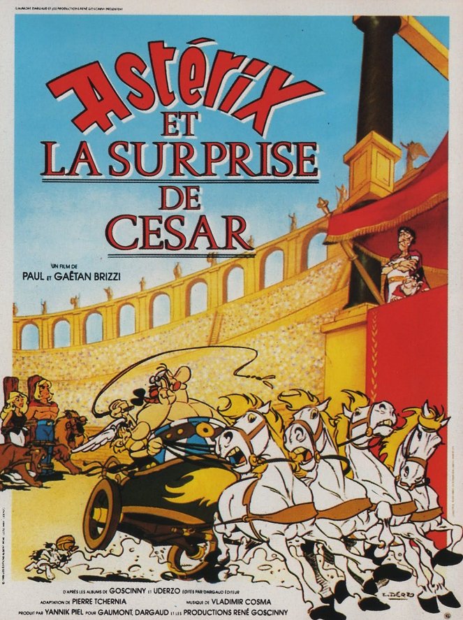 Asterix kontra Cezar - Plakaty