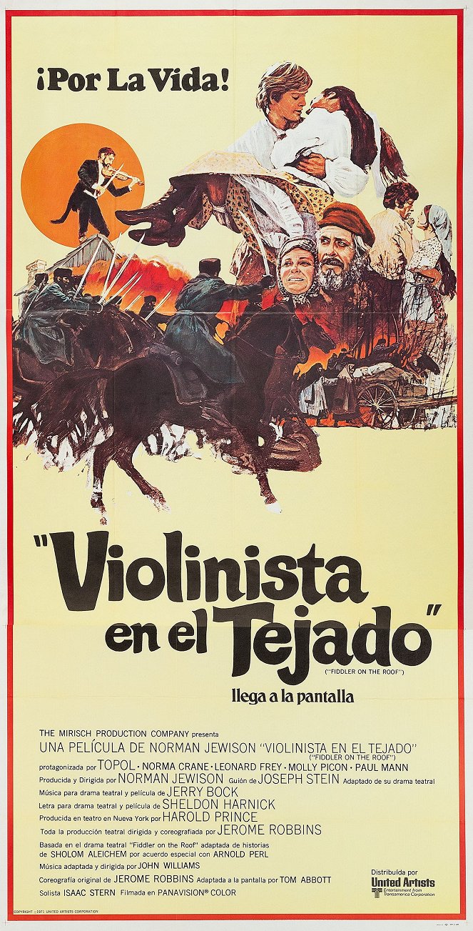 El violinista en el tejado - Carteles