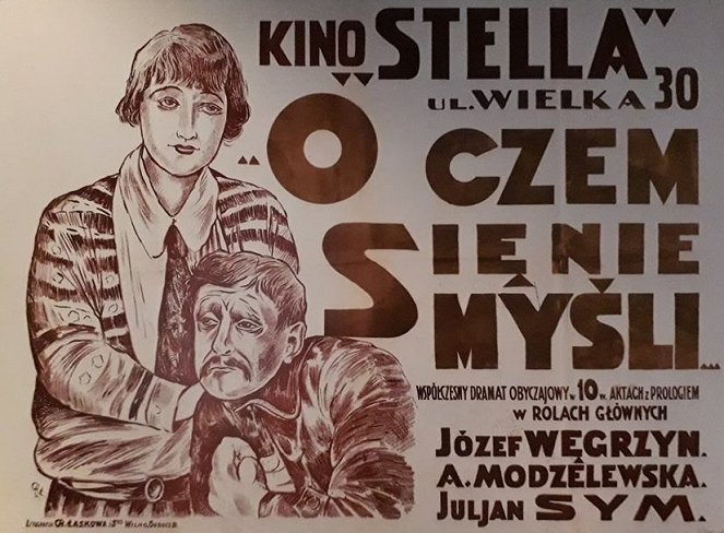 O czem się nie myśli - Affiches