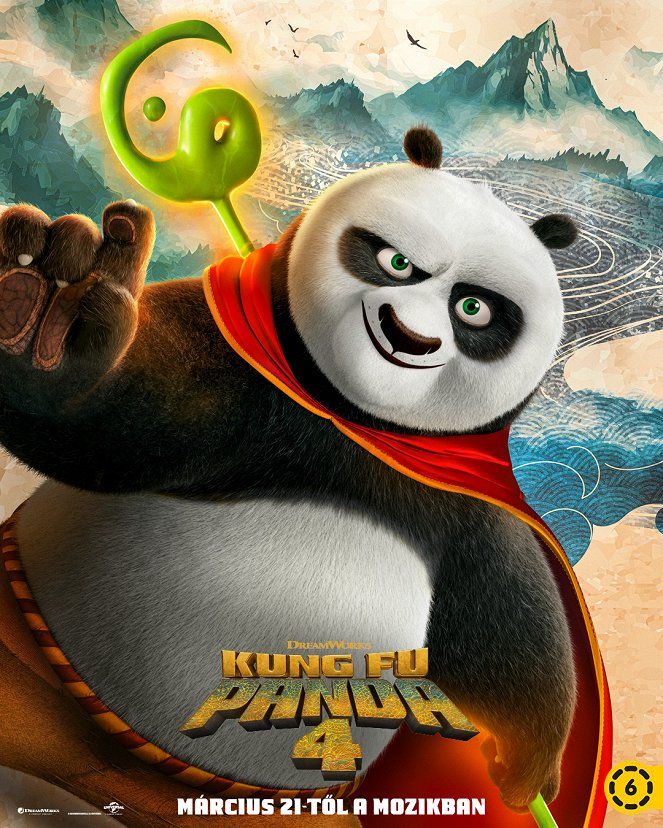 Kung Fu Panda 4 - Plakátok