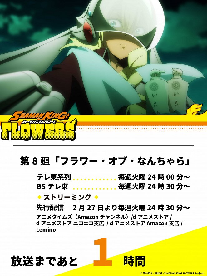 Shaman King: Flowers - Flower of Nanchara - Carteles