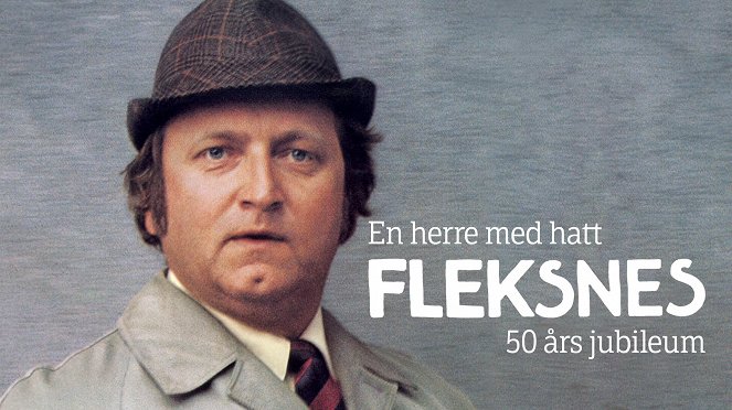 En herre med hatt - Fleksnes 50 års jubileum - Affiches