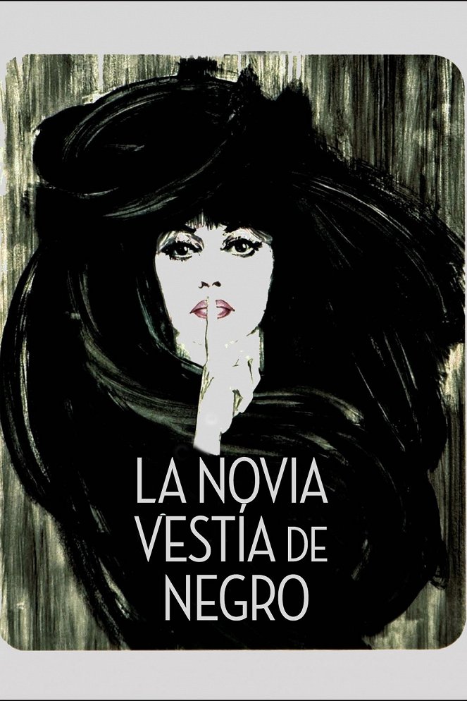 La novia vestía de negro - Carteles